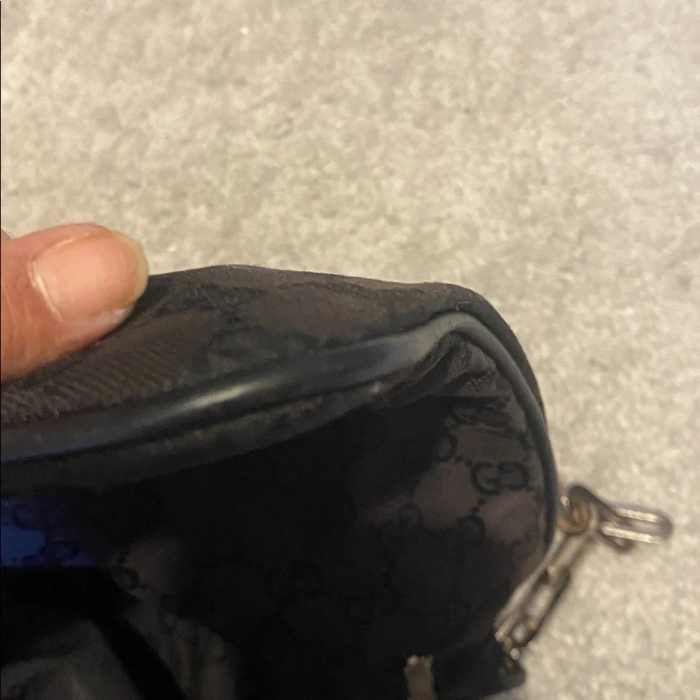 Gucci Black Monogram Tote with Chain Strap 100% Authentic - Picture 12 of 13